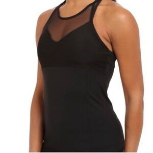 Alo Yoga Mesh Tank with Cross Back -Sm